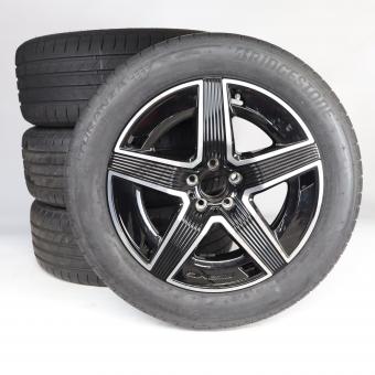 Juego completo de ruedas de verano de aleación de 19 pulgadas con neumáticos Bridgestone para GLC-SUV X254, GLC -Coupe 254, original Mercedes-AMG