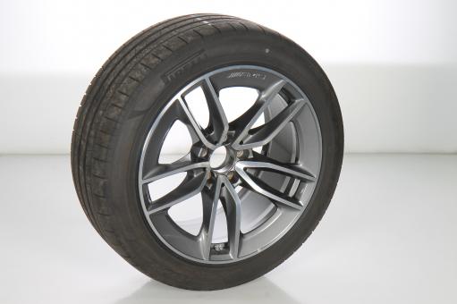 Rueda completa de aluminio PIR/PZeroWinter AMG, llanta de 5 