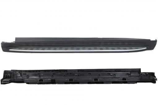 Peldaño, izquierda, efecto aluminio 