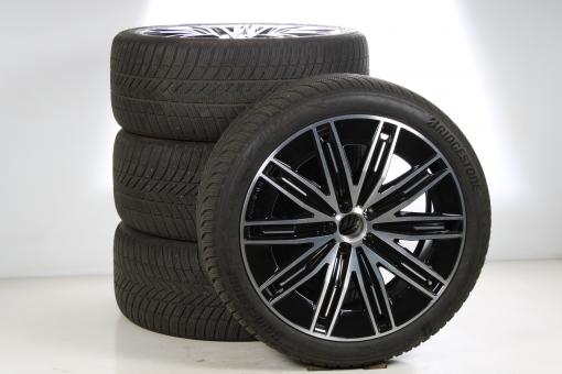 Juego completo de ruedas de invierno de aleación de 21 pulgadas con neumáticos Bridgestone para EQE SUV 294, original Mercedes-AMG