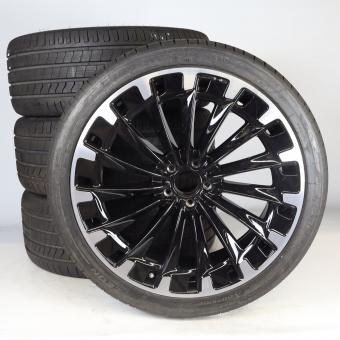 Juego completo de ruedas de verano de aleación de 22 pulgadas con neumáticos Cooper para EQE SUV 294, original Mercedes-AMG