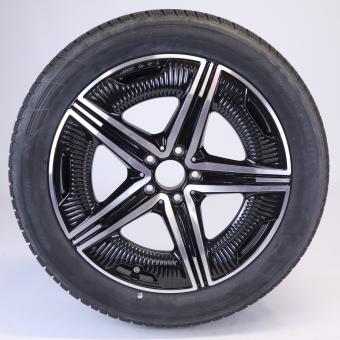 Rueda completa Alu HANKOOK/WinterICeptevo2 AMG de 5 radios d 