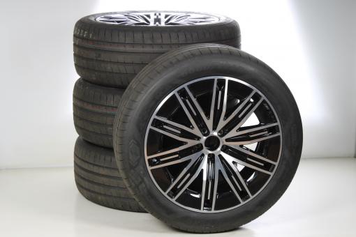 Juego completo de ruedas de verano de aleación de 21 pulgadas con neumáticos Goodyear para EQS SUV 296, original Mercedes-AMG