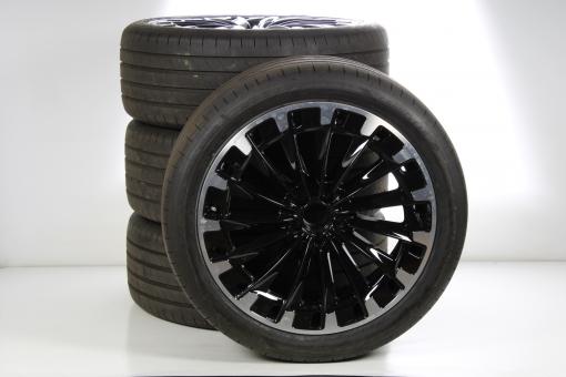 Juego completo de ruedas de verano de aleación de 22 pulgadas con neumáticos Goodyear para EQS SUV 296, original Mercedes-AMG