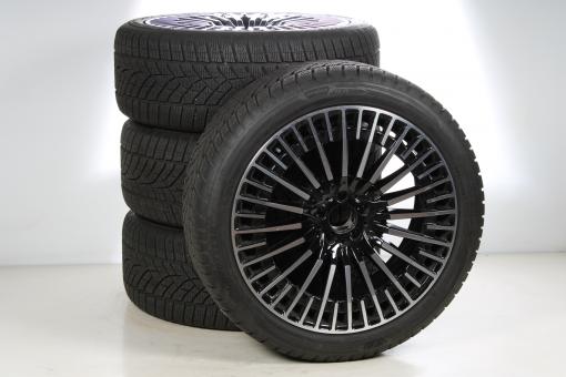 Juego completo de ruedas de invierno de aleación de 21 pulgadas con neumáticos Goodyear para EQS 297, original Mercedes-AMG
